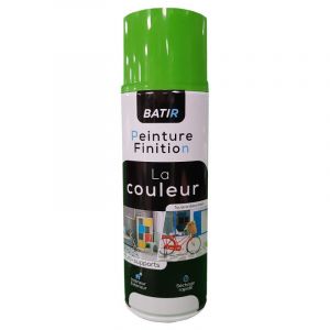 A&eacute;rosol peinture brillant 400ml, vert acide, ral 6018