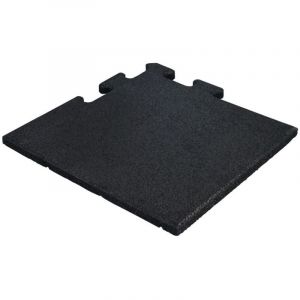 Vivol - Dalle caoutchouc puzzle avec surface en epdm 25 mm - Noir (ral 9004) - Cfl-S1 - Pièce d'angle