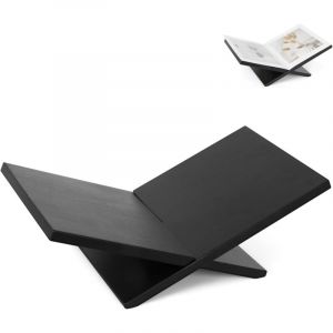 Support Livre Ouvert, Grand Porte Livre en Bois, Presentoir Livre de Table Basse, Porte Coran, Chevalet en Bois pour Magazines, Livres de Cuisine,