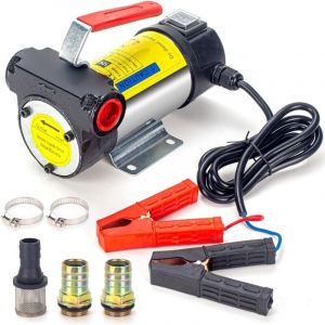 Applicable Pompe diesel 12V 175W Pompe d'aspiration d'huile &eacute;lectrique Pompe de vidange d'huile Pompe &agrave; carburant Supporte la rotation avant et