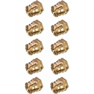 Cyclingcolors - 10x manchon d'écartement laiton dimensions M6 x 8mm meuble bois insert vis écrou
