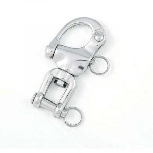 Mousqueton Pivotant &agrave; Emerillon 2 Pi&egrave;ces Manille Inox Maillons Rapides en Acier Inoxydable 316 Mousqueton Inox Marine Crochet Attelage Crochet &agrave;