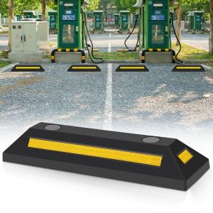Butée de parking Arrêt de roue Arrêt de stationnement Garage 54x14x80cm Espace de stationnement