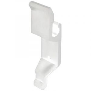 Support de poignée pour espagnolette de volet battant gamme standard– Composite résistant – Blanc – Compatible poignées aluminium/composite – Pose