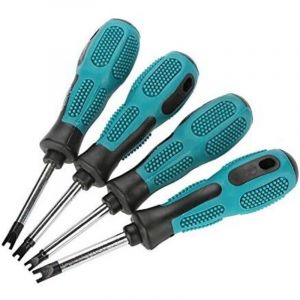 Ersandy - pi&egrave;ces u fourche Type tournevis en forme de u jeu de tournevis en acier au Chrome Vanadium tournevis &agrave; main M1.7/M2.0/M2.3/M2.6 x 50mm