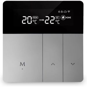 Sjlerst - Thermostat Intelligent Thermostat de Chauffage Thermostat d'ambiance Thermostat WiFi Thermostat Mural Intelligent pour Chauffage par Le Sol