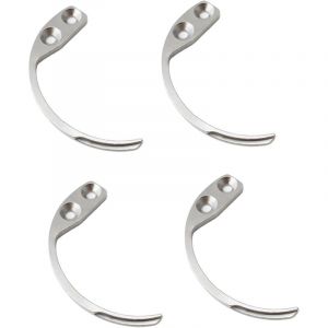 lot de 4 Detacher Antivol Crochet, Crochet Antivol, D&eacute;tacheur Antivol Portable en Alliage d'Aluminium - Outil de S&eacute;curit&eacute; Polyvalent pour Retirer