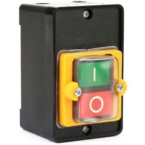 Tuserxln - Commutateur &agrave; Bouton Poussoir, ac 220V/380V 10A Interrupteur &agrave; Bouton de Commande de Puissance &eacute;tanche Bouton Marche Arret Machine Outil