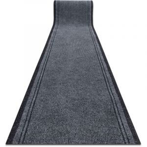 PAILLASSON TAPIS DE COULOIR ANTID&Eacute;RAPANT MALAGA gris 2107 80 cm grey 80x100 cm