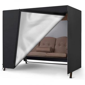 Housse De Protection Pour Balancelle 3 Places, 600d Oxford Housse De Balancelle, Anti-Uv, R&eacute;Sistante &agrave; L'Hiver, Charge Lourde, Pour Meubles De Jardin