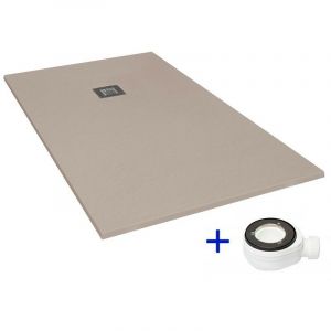 Receveur de douche extra plat Moka Ral 1019 90X130