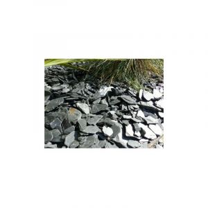 Paillage Ardoise NOIR 10-40 Pack 17 m&sup2; - 40 sacs - 1000 kg