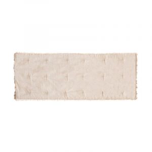 Matelas de Sol Déco 'Rivi' 60x180cm Ivoire
