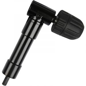 Sollbry - Mandrin à Angle Droit 90° Auto-Serrant, Mandrin Coude de Perceuse à Dégagement Rapide Embout Visseuse Renvoi d'angle Adaptateur de Foret de