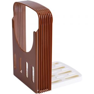 Ymyny - jamais UTILISÉ]Trancheuse à pain en bambou - Trancheuse à pain manuelle pour pain maison, toast, gâteau - Trancheuse à pain pliable avec
