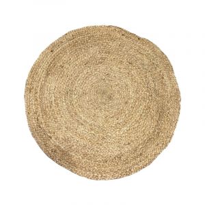 Paris Prix - Tapis Rond D&eacute;co en Jute 'Circulaire' 120cm Naturel