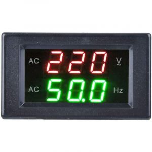 Gistuch - Fréquencemètre de tension, Voltmètre ac numérique à double affichage Fréquencemètre Générateur Compteur de fréquence Voltmètre ac