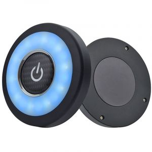 Toivize Plafonnier de voiture, &eacute;clairage int&eacute;rieur de toit LED rechargeable USB, plafonnier multifonctionnel lumineux pour v&eacute;hicule, camping-car,