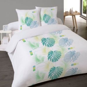 Housse de couette 240x220 DION + 2 taies 100% coton