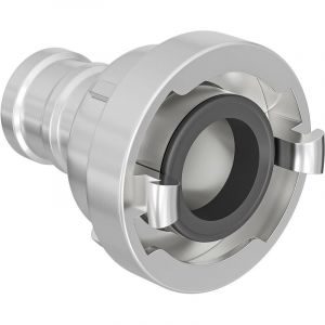 Accouplement Storz D/25 mm – 62 x 55 x 55 mm – en Aluminium – avec long Manchon rotatif 120° – Raccord pour Tuyaux pompier Irrigation Arrosage Lance