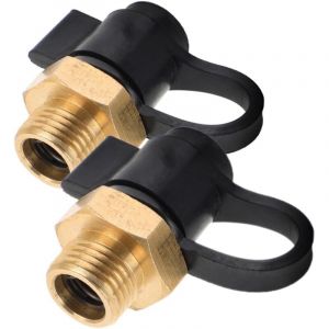 2 pi&egrave;ces Valve de S&eacute;curit&eacute; Automatique pour R&eacute;servoir Air Adaptateur de Vanne pour R&eacute;servoir de Gaz Valve de Purge Fiable pour Compresseur et