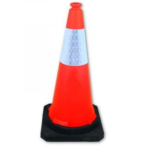 C&ocirc;ne de chantier, Orange, Hauteur de 75 cm ( Prix pour 1 )