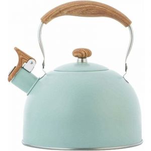 Bouilloire Sifflante, 2.5L Bouilloire Sifflante Induction Gaz Bouilloire En Acier Inoxydable Bouilloire Théière Sifflante Bouilloire a Sifflet Pour