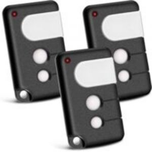 Lot de 2 Telecommande Portail compatibles avec Chamberlain, 433,92 MHz 3 canaux, compatibles avec TX4RUNI, TX2REV, 84335EML, 84333E, 94333E, 4335EML,