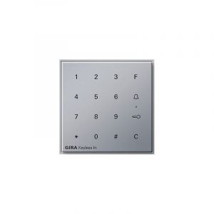 Gira 260565 Keyless In Tx44 Clavier &Agrave; Code &Agrave; Encastrer Aluminium