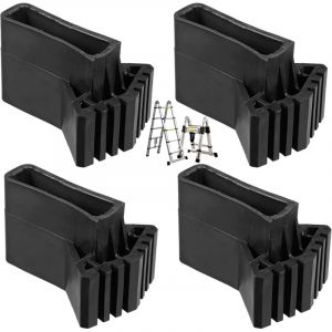 Patins en caoutchouc antid&eacute;rapants pour &eacute;chelle &ndash; Lot de 4 pi&egrave;ces &ndash; Installation simple &ndash; Adh&eacute;rence optimale pour s&eacute;curit&eacute; accrue