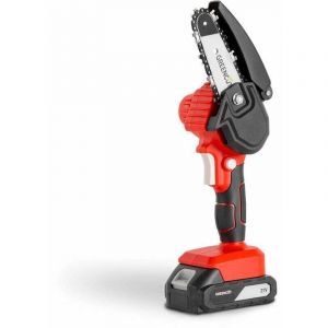 Greencut - Mini tron&ccedil;onneuse sans fil rechargeable, lame 4', longueur de coupe 10cm, &eacute;lagage des branches, 1kg, 1 batterie + 1 chargeur inclus GSM210L