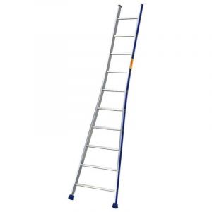 TUBESCA-Comabi - &Eacute;chelle Simple Aluminium Base &Eacute;vas&eacute;e Platinium - Longueur de 2m &agrave; 5m - L 4,91 m