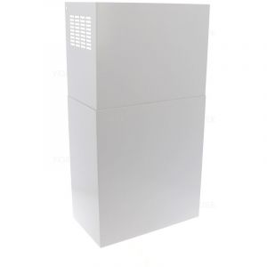 Chemin&eacute;e hotte Verso 40/78cm KCQAN00B &ndash; Blanc &ndash; Largeur 34,9cm &ndash; Installation rapide pour extraction optimale des fum&eacute;es &ndash; Falmec