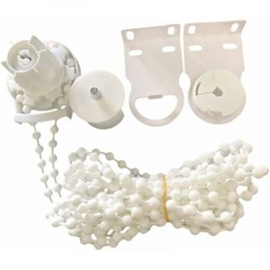 Cordon de Cha&icirc;ne Perl&eacute; Vertical avec Clips de Connexion Cha&icirc;ne de Store pour Stores &agrave; Enrouleur Et Stores Verticaux-LIAIKI