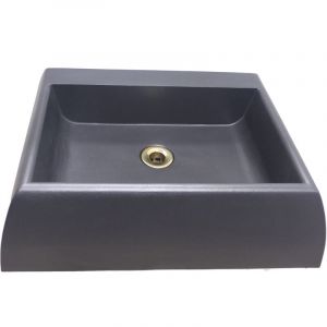 Fonderia Bongiovanni - Baignoire murale Nizza fontaine &eacute;vier murale pour maison jardin balcon avec drain en laiton de votre choix : poli