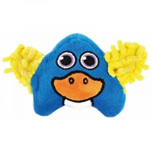 Canard flottant en peluche Funny Face avec une barre d'attache de 15x9,5 cm
