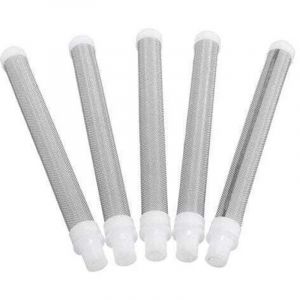 &Eacute;l&eacute;ments De Filtre &Agrave; Pistolet &Agrave; Pulv&eacute;riser Airless 5Pcs 60 Mesh pour Wagner Airless Paint Spray Gun..