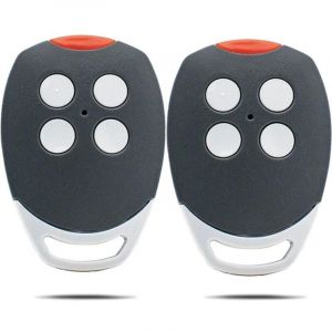 Lot de 2 t&eacute;l&eacute;commandes pour porte de garage Ditec GOL4C, ZEN2C, ZEN4C, pour porte de garage - ZVD