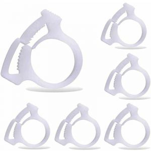 Forehill - 6 pièces B15 pinces de fixation du tuyau de balayage de piscine, convient pour le nettoyeur de piscine Polaris 180 280 360 380 480