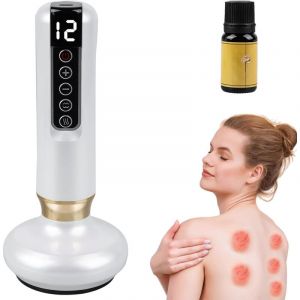 Appareil de massage cellulite, &eacute;lectrique, anti-cellulite, r&eacute;glable, 12 vitesses, anti-cellulite, pour le dos, la taille, le ventre, les bras, les