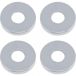 Rosace Robinet Mitigeur Douche 4 Pièces Chromées Rosasse Ouvrante Robinetterie ø 26mm (3/4 ') Acier Inoxydable Rosace Plomberie Plate Basse for