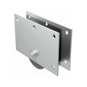 Mantion - Monture a Galet Fonte Gorge Carree De 25 x 25 Sur Roulements a Bille Force 250 Kgs