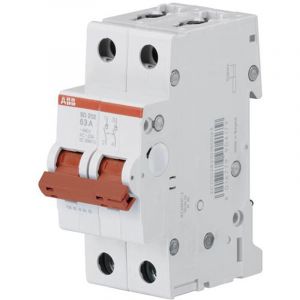 Interrupteur modulaire bipolaire SD202 2P à vis 63A ABB