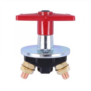 Isolateur de batterie &agrave; cl&eacute; fixe de 200 amp&egrave;res, interrupteur de mise &agrave; mort 12V / 24V, interrupteur &eacute;lectrique robuste, accessoires de voiture Ouylaf