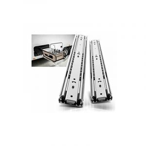 Aiperq - aierq Glissières tiroir robustes 400mm, Coulisse de tiroir à roulement à billes à extension complète Rail, Capacité de charge 68 kg 1 paire