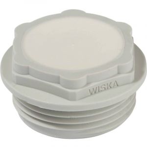Wiska EMS 16 Introduction de c&acirc;ble &Oslash; max. des bornes 9 mm Epaisseur de plaque (maxi) 9 mm plastique gris clair 100 pc(s) W449142