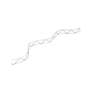 Moncoffrage - Distancier treillis soudé zig-zag - L.2m - H.110 (x50)