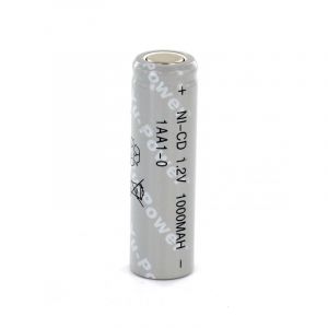 Accu yuasa aa 1.2V 1000mAh NiCd 1AA1-0 + cosses à souder
