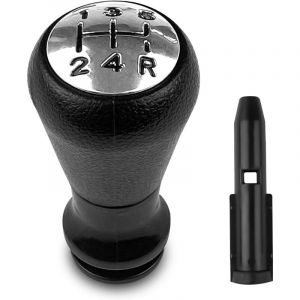 5 Vitesses Pommeau de Levier de Vitesse, Manuel Pommeau de Vitesse Compatible pour Peugeot 106 107 207 301 307 308 407 408 508 3008 5008 Citroen C2
