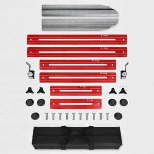 Generic Gabarit d'outil de Mesure d'escalier, Jauge de Marche 'escalier R&eacute;glable en Alliage 'aluminium, Mod&egrave;les Pr&eacute;cis pour et Projets de Meubles